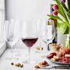 imageZWILLING JA HENCKELS 6 Piece Predicat Burgundy Glass Set 136 oz WhiteGlass