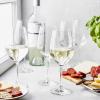 imageZWILLING JA HENCKELS 6 Piece Predicat Burgundy Glass Set 136 oz WhiteWhite