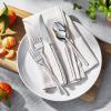 imageZWILLING Premier Series Opus 45Piece Stainless Steel Flatware Set  Made with Special Formula Steel Perfected for Almost 300 Years Dishwasher Safe Service for 8Silver