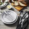 imageZWILLING Premier Series Opus 45Piece Stainless Steel Flatware Set  Made with Special Formula Steel Perfected for Almost 300 Years Dishwasher Safe Service for 8Silver