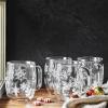 imageZWILLING Sorrento Plus 4pc 12oz Double Wall Glass Coffee Mug SetClear