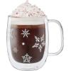 imageZWILLING Sorrento Plus 4pc 12oz Double Wall Glass Coffee Mug SetClear