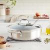 imageZWILLING Spirit 3ply Ceramic Nonstick Saute Pan 5qt Stainless SteelStainless Steel