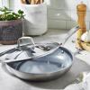 imageZWILLING Spirit Ceramic Nonstick Fry Pan with Lid 95inch Stainless SteelStainless Steel