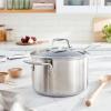 imageZwilling Spirit Ceramic Nonstick Saucepan 4qt Stainless SteelStainless Steel