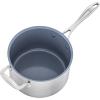 imageZwilling Spirit Ceramic Nonstick Saucepan 4qt Stainless SteelStainless Steel
