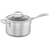 imageZwilling Spirit Ceramic Nonstick Saucepan 4qt Stainless SteelStainless Steel
