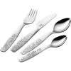 imageZwilling JA Henckels Twin Kids Jungle 4Piece 1810quot Stainless Steel Flatware Set SilverSilver
