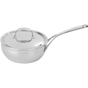 imageDemeyere Atlantis 26 Quart Conic Sauteuse Pan with Stainless Steel Lid21 quarts