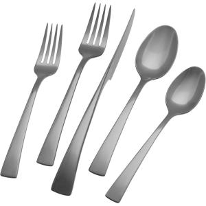 imageZWILLING Bellasera 20pc 1810 Stainless Steel Flatware Set  Slate