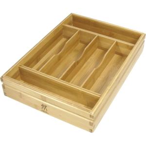 imageZWILLING JA Henckels Bamboo Flatware Storage TrayStainless Steel