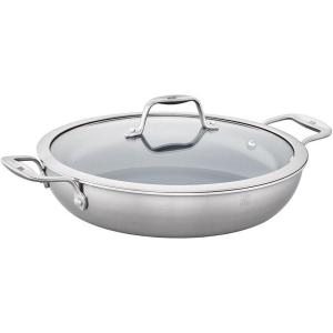 imageZWILLING Spirit Ceramic Nonstick Dutch Oven 6qt Stainless SteelStainless SteelGrey