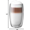 imageZWILLING JA Henckels Zwilling ja henckels sorrento latte glass glass 2piece 5 Pound