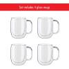 imageZWILLING Sorrento DoubleWall Coffee and Beverage 9pc Glassware Set4pc