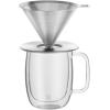 imageZWILLING Sorrento Glass Coffee Mug 2pc Silver