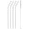 imageZWILLING Sorrento 5pc Bent Glass Straw Set  ClearClear