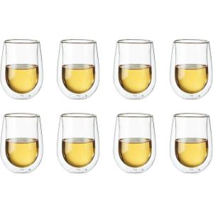 imageZWILLING JA Henckels DoubleWall Stemless White Wine Glass Set 10 fl oz 2pcGlass