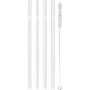 imageZWILLING Sorrento 5pc Straight Glass Straw Set  Clear