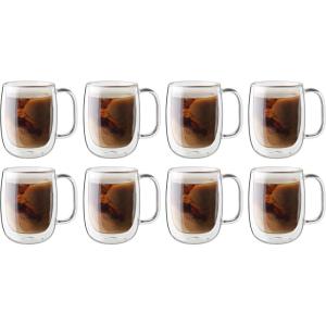 imageZWILLING Sorrento DoubleWall Coffee and Beverage 9pc Glassware Set8pc