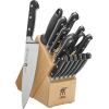 imageZWILLING Professional S 10Piece RazorSharp German Block Knife Set With Acacia Block Made in CompanyOwned German Factory with Special Formula Steel perfected for almost 300 Years Dishwasher SafeNatural