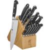 imageZWILLING Professional S 10Piece RazorSharp German Block Knife Set With Acacia Block Made in CompanyOwned German Factory with Special Formula Steel perfected for almost 300 Years Dishwasher SafeBamboo