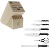 imageZWILLING Professional S 10Piece RazorSharp German Block Knife Set With Acacia Block Made in CompanyOwned German Factory with Special Formula Steel perfected for almost 300 Years Dishwasher SafeNatural