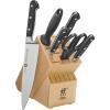imageZWILLING Professional S 10Piece RazorSharp German Block Knife Set With Acacia Block Made in CompanyOwned German Factory with Special Formula Steel perfected for almost 300 Years Dishwasher SafeNatural