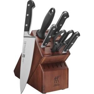 imageZWILLING Professional S 10Piece RazorSharp German Block Knife Set With Acacia Block Made in CompanyOwned German Factory with Special Formula Steel perfected for almost 300 Years Dishwasher SafeAcacia