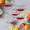 imageZWILLING Now S Knife Block Set 8pc Blueberry BlueGrenada Orange