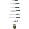 imageZWILLING Now S Knife Block Set 8pc Blueberry BlueLime Green