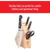 imageZWILLING Professional S 5Piece RazorSharp German Studio Block Knife Set Made in CompanyOwned German Factory with Special Formula Steel perfected for almost 300 Years Dishwasher Safe