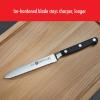 imageZWILLING Professional S 5inch RazorSharp German Serrated Utility Knife Made in CompanyOwned German Factory with Special Formula Steel perfected for almost 300 Years Dishwasher SafeBlackStainless Steel