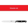 imageZWILLING Professional S 5inch RazorSharp German Serrated Utility Knife Made in CompanyOwned German Factory with Special Formula Steel perfected for almost 300 Years Dishwasher SafeBlackStainless Steel
