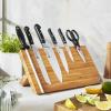 imageZWILLING Professional S 7Piece RazorSharp German Block Knife Set With 175inch Stainless Magnetic Knife Bar Made in German Factory with Special Formula Steel perfected for almost 300 YearsBamboo Magnetic Easel
