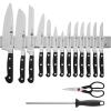 imageZWILLING Professional S 7Piece RazorSharp German Block Knife Set With 175inch Stainless Magnetic Knife Bar Made in German Factory with Special Formula Steel perfected for almost 300 YearsStainless Steel