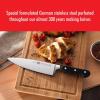 imageZWILLING Professional S 7Piece RazorSharp German Block Knife Set With 175inch Stainless Magnetic Knife Bar Made in German Factory with Special Formula Steel perfected for almost 300 YearsStainless Steel