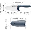imageZWILLING TWINNY Kids Chefs Knife  RedBlue