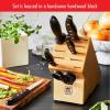 imageZWILLING Twin Signature 11Piece German Knife Set with Block RazorSharp Made in CompanyOwned German Factory with Special Formula Steel perfected for almost 300 Years Dishwasher SafeBlack