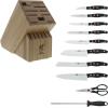 imageZWILLING Twin Signature 11Piece German Knife Set with Block RazorSharp Made in CompanyOwned German Factory with Special Formula Steel perfected for almost 300 Years Dishwasher SafeBlack