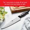 imageZWILLING Twin Signature 11Piece German Knife Set with Block RazorSharp Made in CompanyOwned German Factory with Special Formula Steel perfected for almost 300 Years Dishwasher SafeBlack