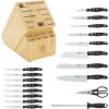 imageZWILLING Twin Signature 11Piece German Knife Set with Block RazorSharp Made in CompanyOwned German Factory with Special Formula Steel perfected for almost 300 Years Dishwasher SafeLight Brown