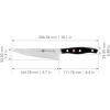 imageZWILLING Twin Signature 55inch Prep Knife RazorSharp Made in CompanyOwned German Factory with Special Formula Steel perfected for almost 300 Years Dishwasher SafeBlackStainless Steel
