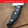 imageZWILLING Twin Signature 7inch Chinese Vegetable Cleaver RazorSharp Made in CompanyOwned German Factory with Special Formula Steel perfected for almost 300 Years German KnifeBlackStainless Steel