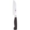 imageZwilling JA Henckels Twin Signature Chinese Chef Knife Santoku Knife 7 InchStainless Steel BlackBlackStainless Steel