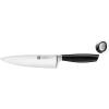 imageZWILLING All Star 8inch Chef Knife RazorSharp German Knife Made in CompanyOwned German Factory with Special Formula Steel perfected for almost 300 Years Dishwasher Safe White End CapSilver End Cap