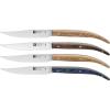 imageZwilling JA Henckels Twin Gourmet 9Piece HighCarbon StainlessSteel Gourmet Steak Knives with BlockSilver  Brown