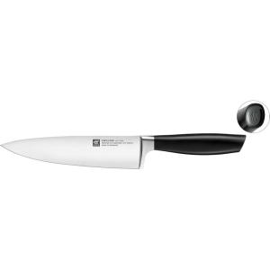 imageZWILLING All Star 8inch Chef Knife RazorSharp German Knife Made in CompanyOwned German Factory with Special Formula Steel perfected for almost 300 Years Dishwasher Safe White End CapBlack End Cap