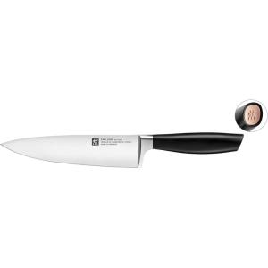 imageZWILLING All Star 8inch Chef Knife RazorSharp German Knife Made in CompanyOwned German Factory with Special Formula Steel perfected for almost 300 Years Dishwasher Safe White End CapRose Gold End Cap