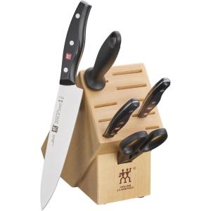 imageZWILLING Twin Signature 11Piece German Knife Set with Block RazorSharp Made in CompanyOwned German Factory with Special Formula Steel perfected for almost 300 Years Dishwasher SafeBlackStainless Steel