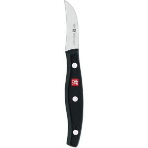 imageZWILLING Twin Signature 275inch Birds Beak Peeling German Knife RazorSharp Made in CompanyOwned German Factory with Special Formula Steel perfected for almost 300 Years Dishwasher SafeBlackStainless Steel